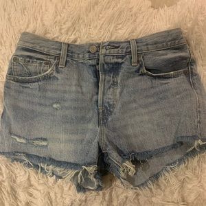 Levi’s High Waisted Denim Shorts, W27